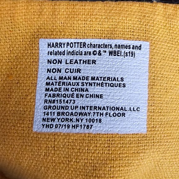 Harry Potter Gryffindor House Plaid Hi-Top Lace-Up Sneaker Men's Size 10 NWT - Picture 12 of 14